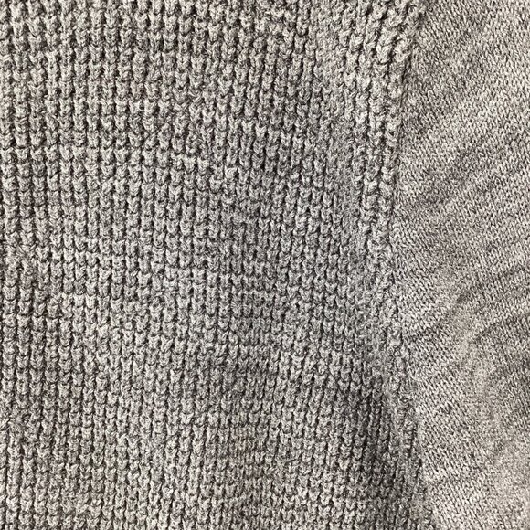 Calibrate Mens Sweater Jacket Size XL Xlarge Gray Textured Knit Zip-Up Insulated - Picture 5 of 10
